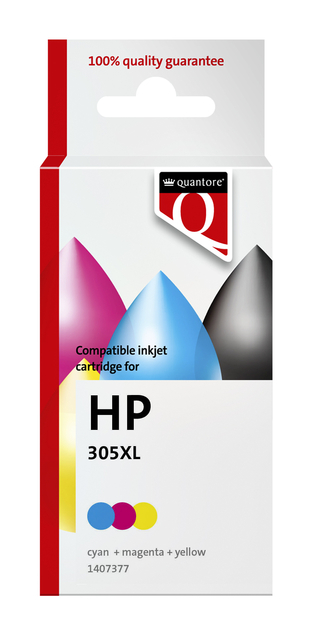 Inktcartridge Quantore tbv HP 305XL kleur