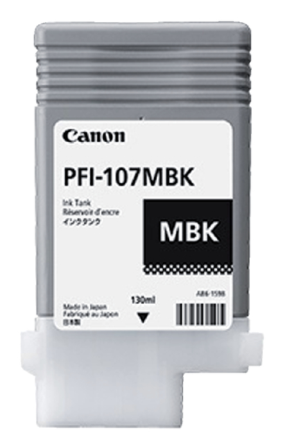 Inktcartridge Canon PFI-107MBK mat zwart 130ml
