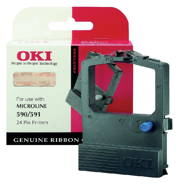 Printerlint Oki ML-590/591, nylon zwart