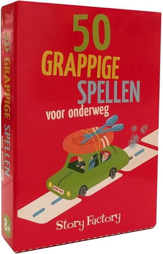 Kaartspel 50 grappige spellen voor onderweg