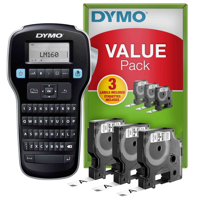 Labelprinter Dymo labelmanager LM160 qwerty valuepack