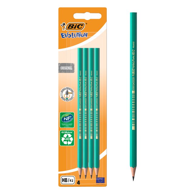 Potlood Bic Evolution Ecolutions Original Hb 4st