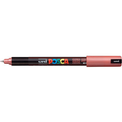 Verfstift Posca PC1MR Mettalic Rood Extra Fine 0.7 mm