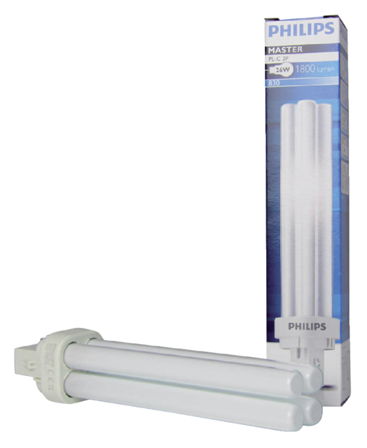 Spaarlamp Philips MASTER PL-C 26W/830 2P