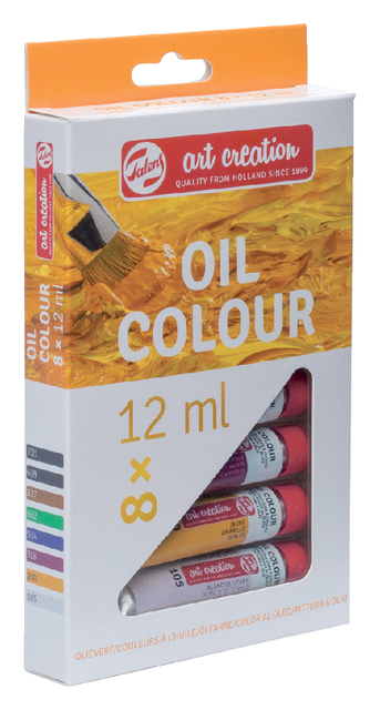 Olieverf Talens Art Creation assorti blister à 8 s