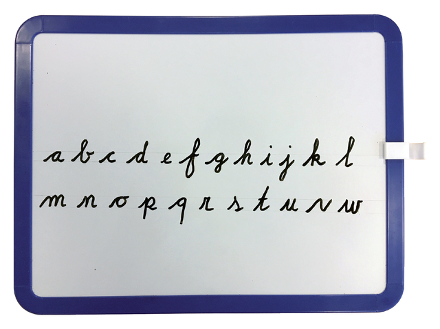 Whiteboard Desq Dubbel 21x28cm + Marker