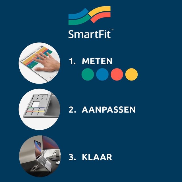 Monitorstandaard Kensington SmartFit met lade