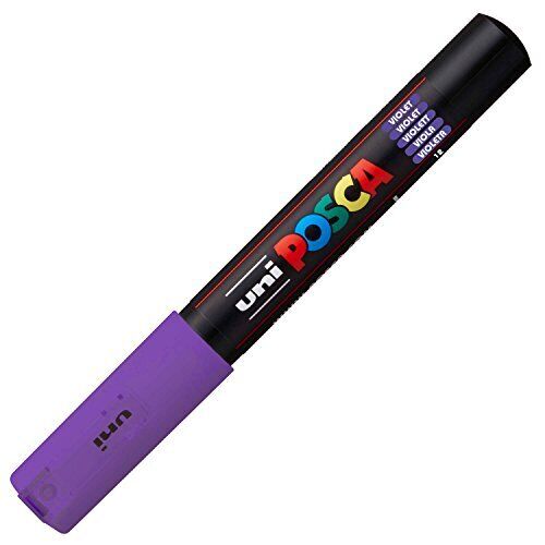 Verfstift Posca PC1MC Paars Rond Extra Fine 0.7-1.0 mm