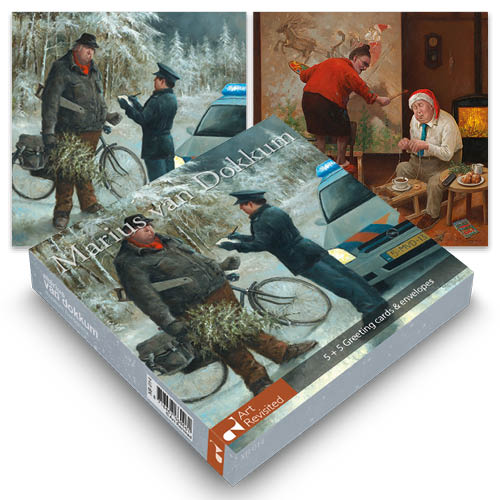 Marius van Dokkum doosje kerstkaarten 1 XB 015