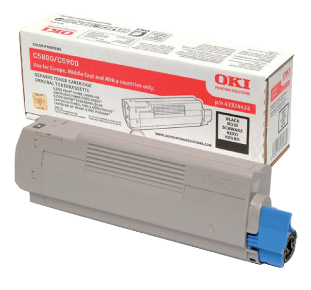 Tonercartridge Oki C5800/5900 zwart (43324424)