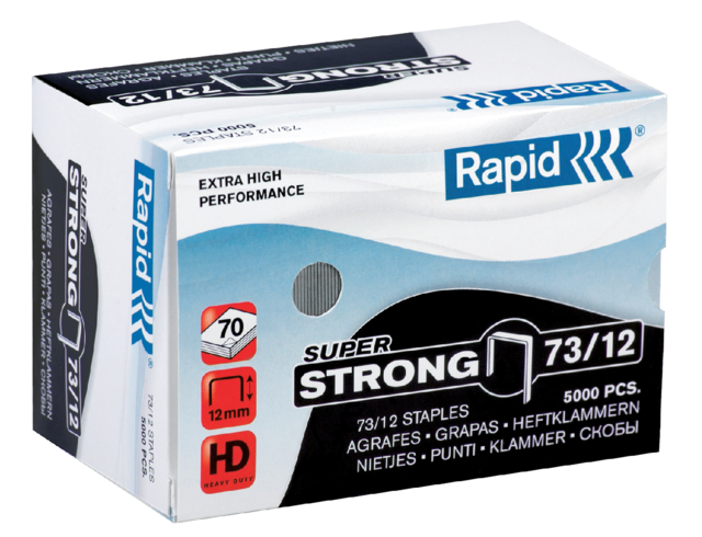 Nietjes Rapid 73/12; dsje 5000 stuks