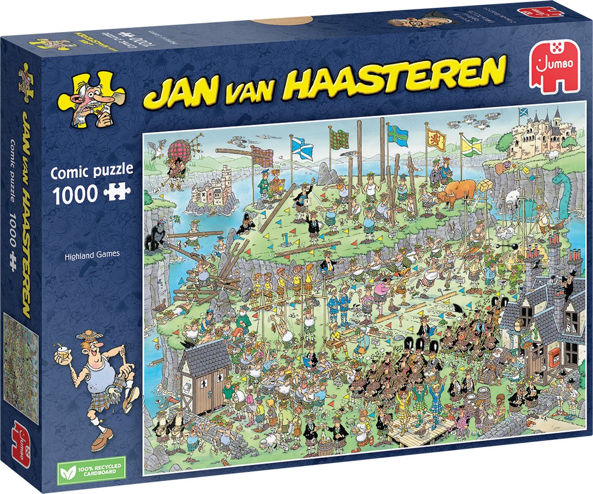 Puzzel Jan van Haasteren Highland Games 1000 st