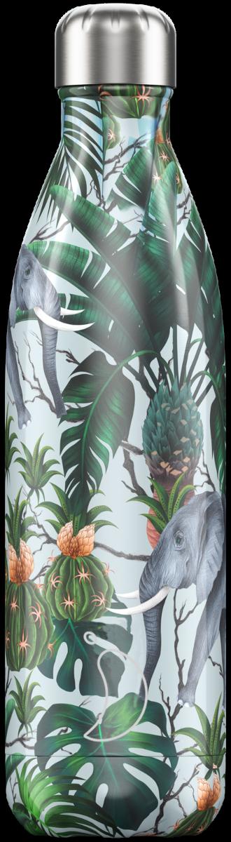 Chilly waterfles 500ml Tropical Elephant