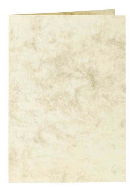 Correspondentiekaart 105x148mm Marble Ivoor