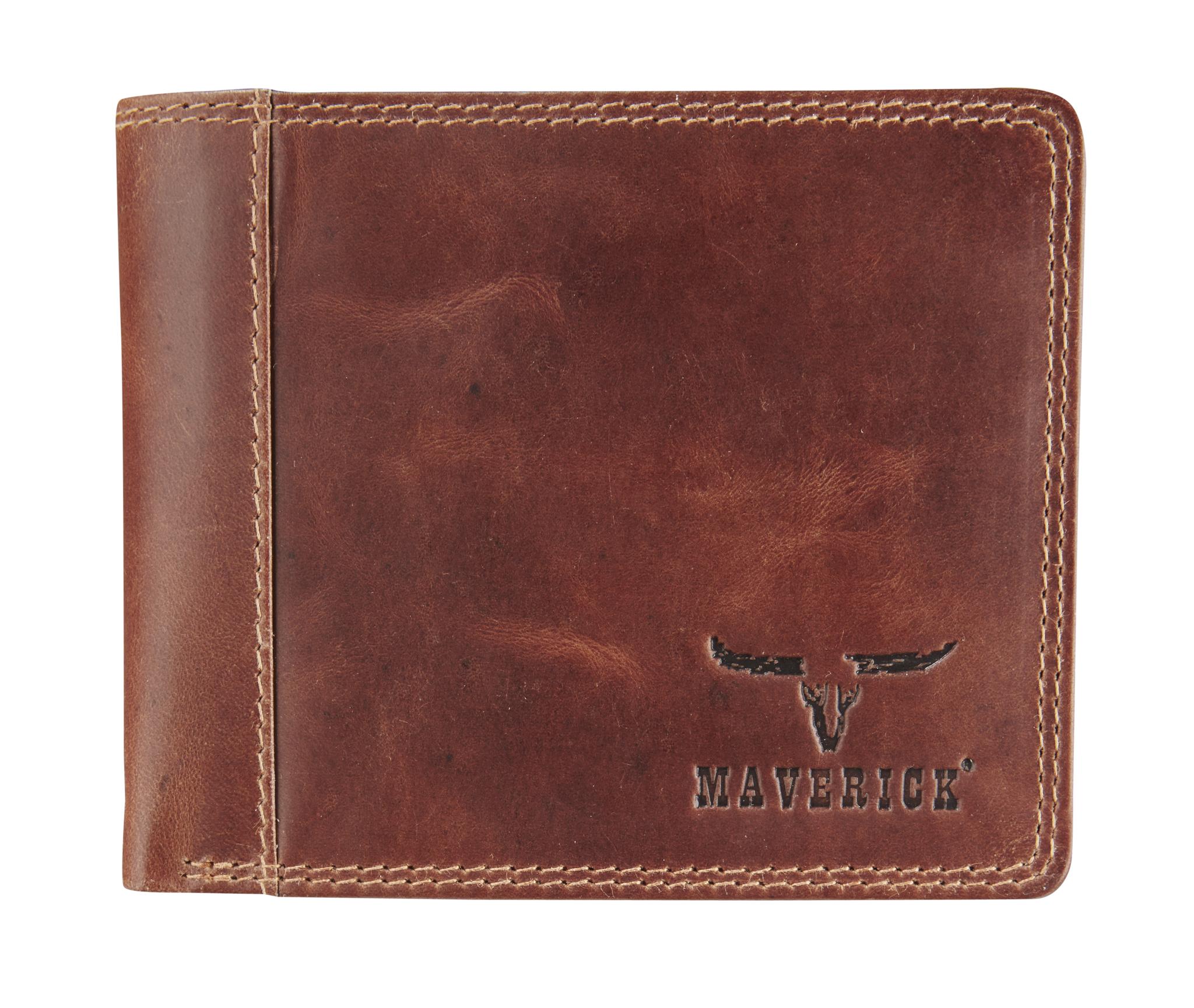 Portemonnee RFID - 1 venster - 8 cc - kleingeldvak Maverick