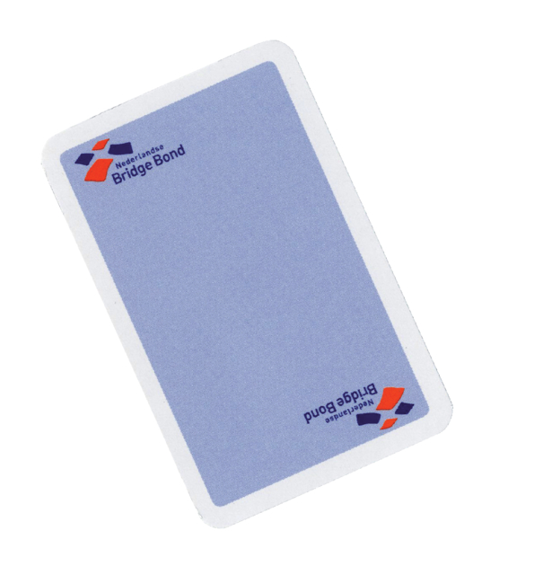 Speelkaarten Bridgebond blauw