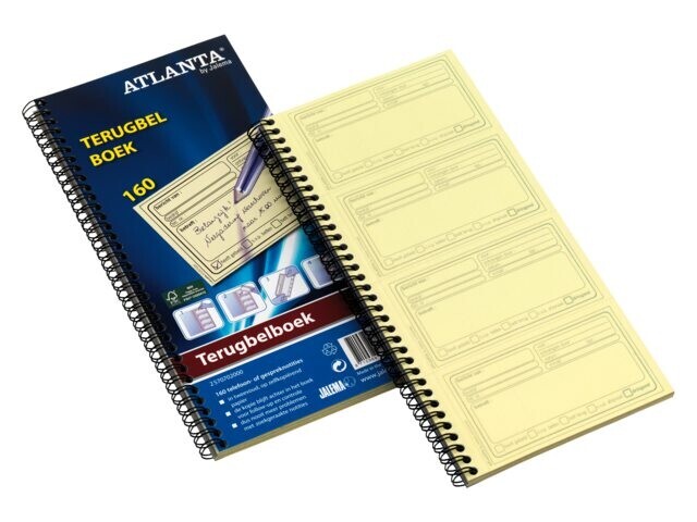 Terugbelboek zelfkl. A 5419-090 74x125mm;2x 120vel