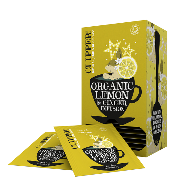 Clipper Infusion Lemon & Ginger Bio