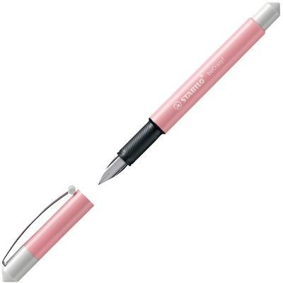 Vulpen STABILO beCrazy!, pastel roze/wit + 1 inkt cartridge blauw