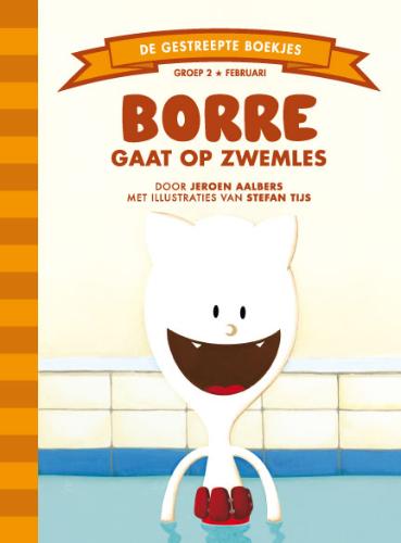 Borre gaat op zwemles