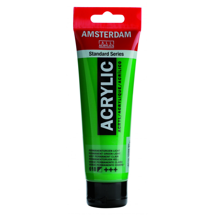 Amsterdam Standard Series Acrylverf Tube 120 ml Permanentgroen Licht 618