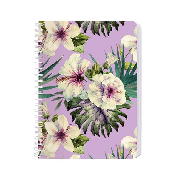 Notitieboek Cedon  A5 met spiraal, Hibiscus rose