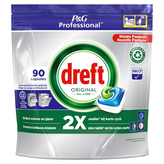 Vaatwastablet Dreft Professional Regular 90stuks