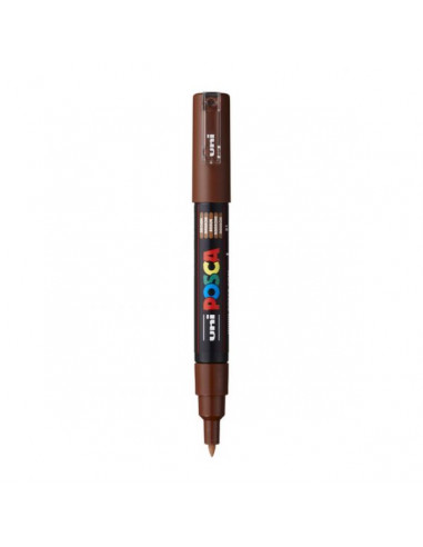 Marker Posca ronde punt extra fijn Kastanjebruin PC1MC M