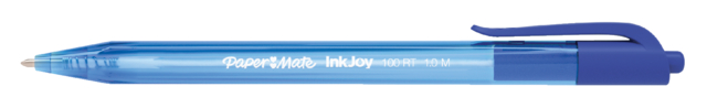 Balpen Papermate Inkjoy 100 Rt Medium Blauw