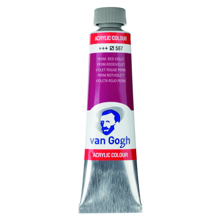 Van Gogh Acrylverfverf tube 40 ml Permanentroodvio