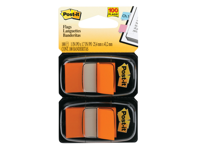 Indextabs 3m Post-It 680 25.4x43.2mm Duopack Or