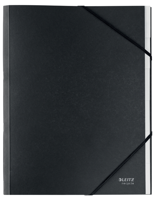 Sorteermap Leitz Recycle 6-Tabs Zwart