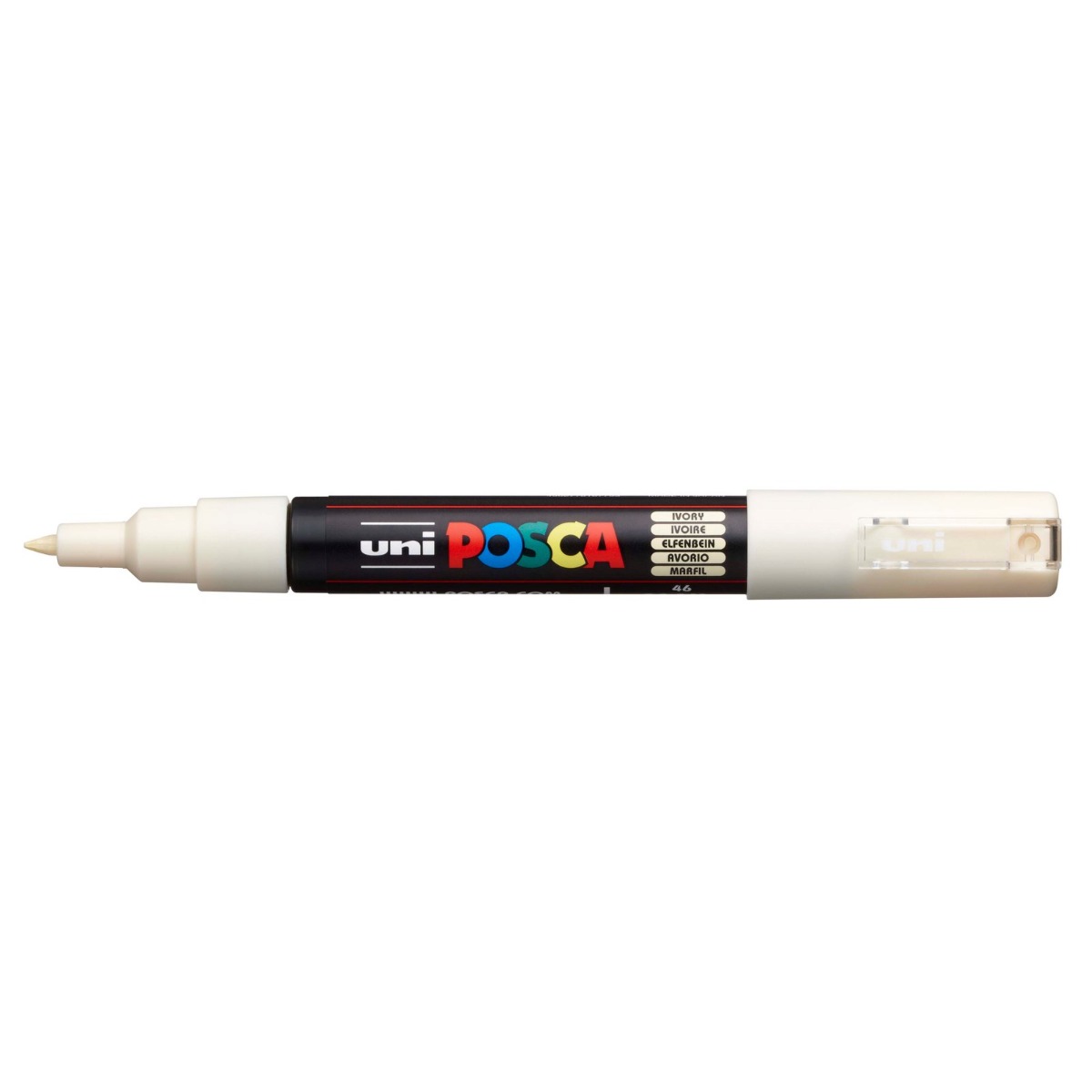 Verfstift Posca PC1MC Ivoor Rond Extra Fine 0.7-1.0 mm