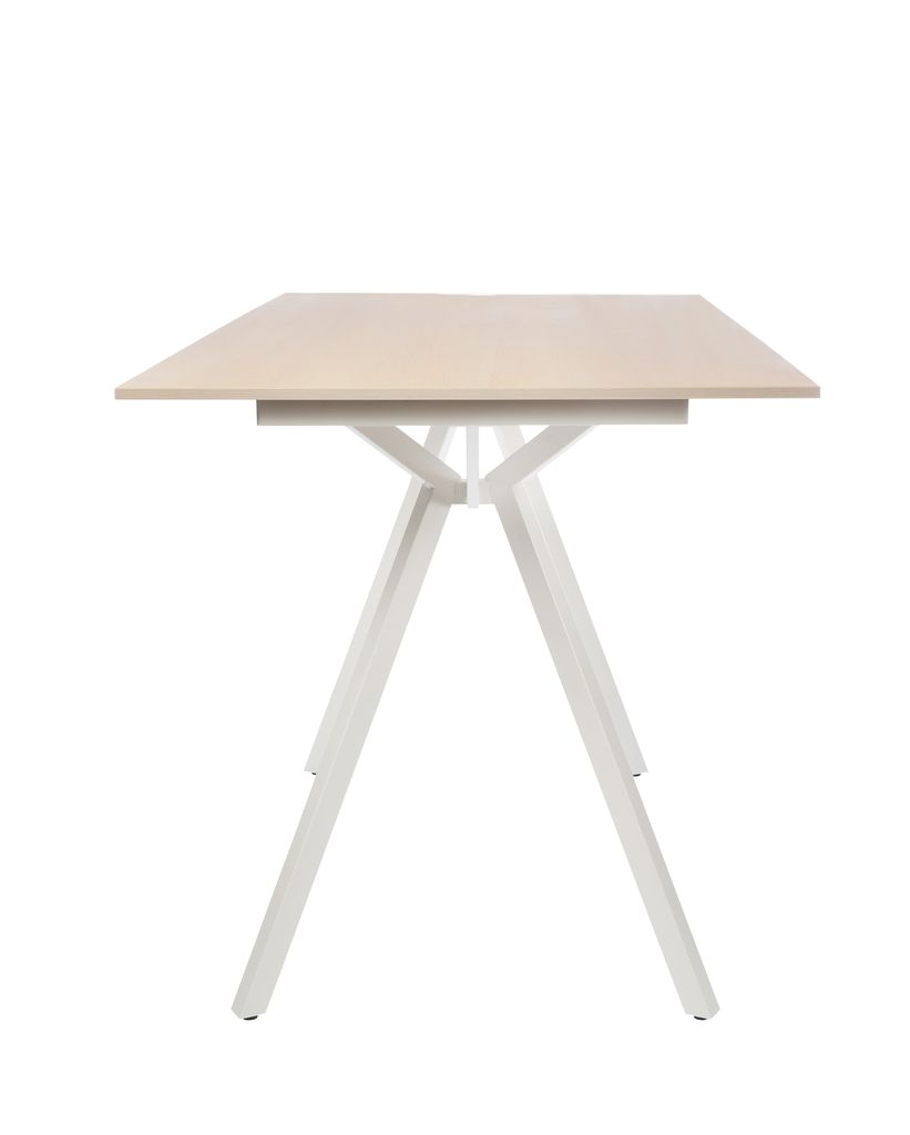 Sta-vergadertafel vierkant Vepa VPAX, vaste stahoogte 90 of 110cm