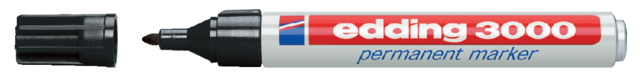 Viltstift Edding 3000 rond zwart 1.5-3mm