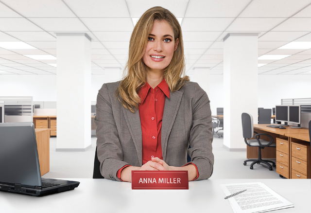 Tentkaart Avery L4794-10 120x45mm Wit 40st