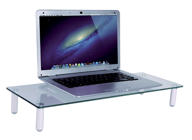 Monitorstandaard Newstar Monitor10 Transparant