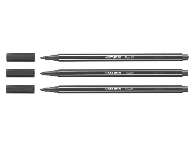 Viltstift STABILO Pen 68/46 zwart