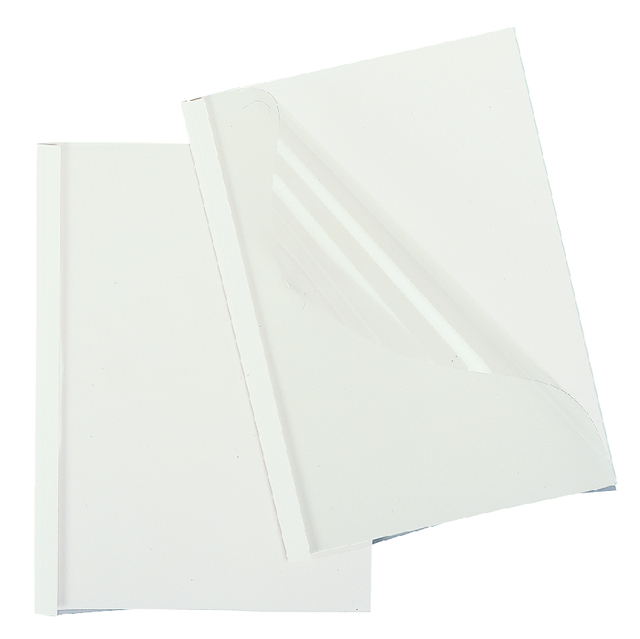 Therm-a-bind omslag 6mm transp. voorkant ds à 100