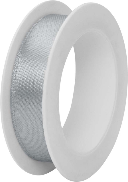 Satijnlint 1,5cmx3m Zilver