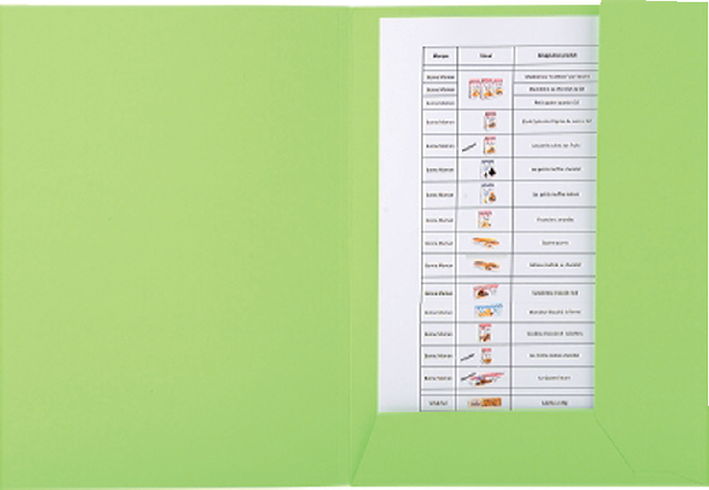 Dossiermap Exacompta Forever 290gr 2kleppen groen, ds à 50