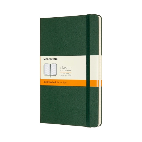 Notebook Large Ruled Myrtle Green Hard Cover