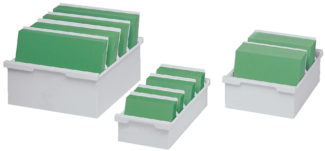 Kaartentrog Jalema A4-dwars grijs (52540D)