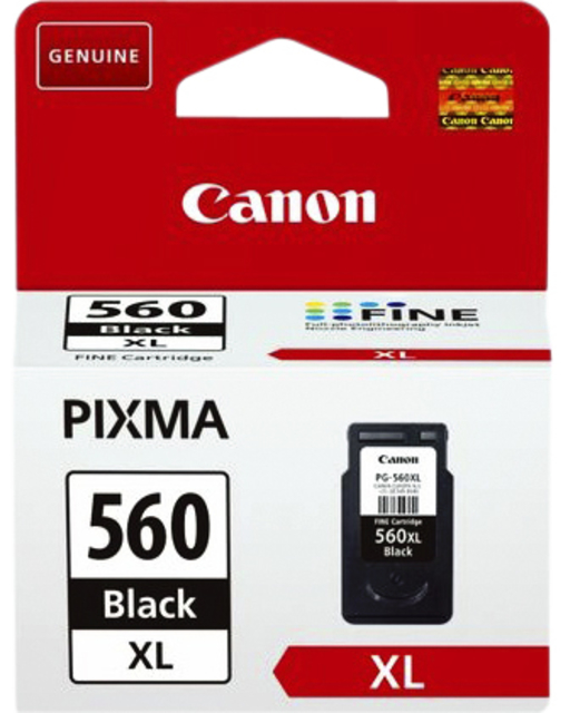 Inktcartridge Canon PG-560XL zwart; 400 pagina‘s