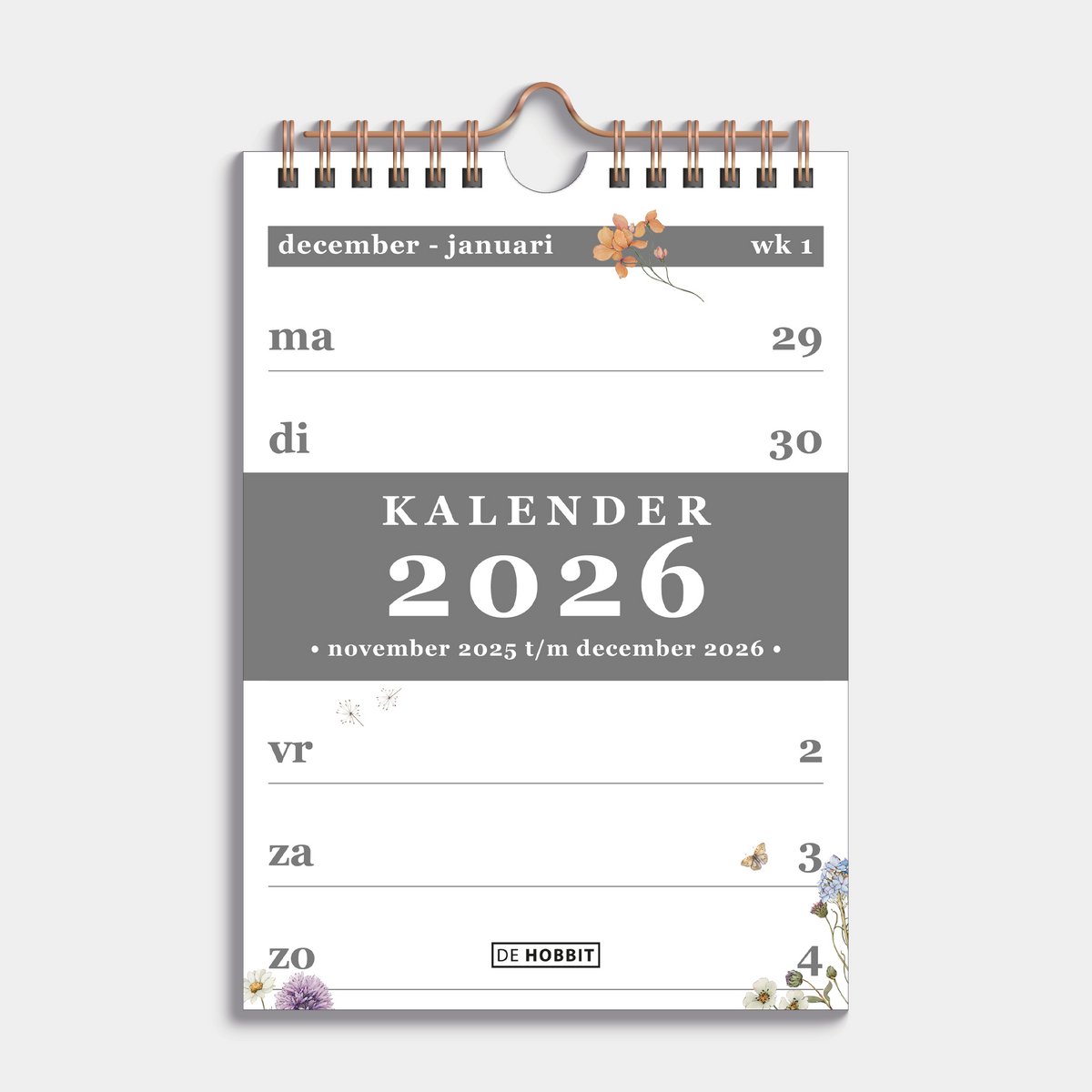 Spiraalkalender A5 D3 2026