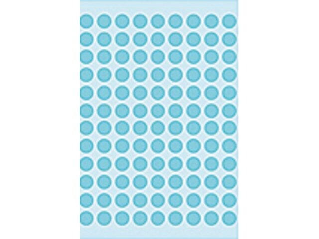 Etiket HERMA 1843 rond 8mm blauw 540stuks