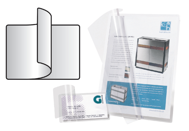 Lamineer Cards 3L 11021 66x100mm; pk 10st(7411)