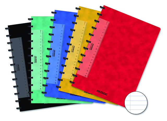 Schrift Adoc classic A4 lijn 144blz assorti