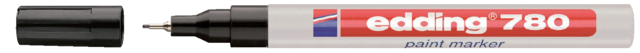 Viltstift Edding 780 lakmarker rond zwart 0.8mm