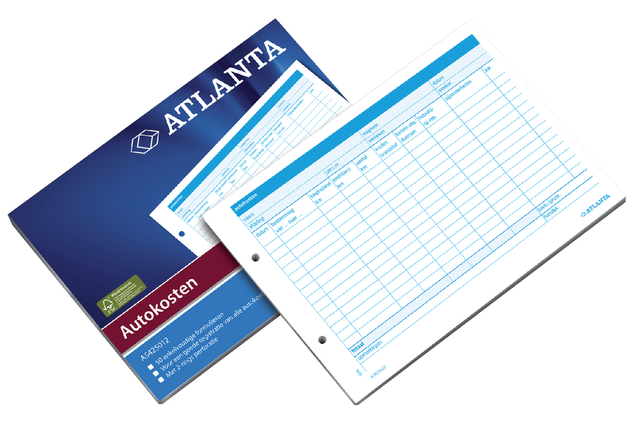 Autokosten A 5425-012, 148x210mm; blok 50 vel